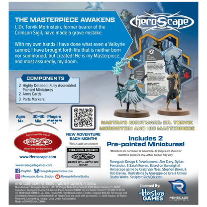 Doctor Torvik Morinstein and Morinstein's Masterpiece Army Expansion (Unpainted) (New in Box)