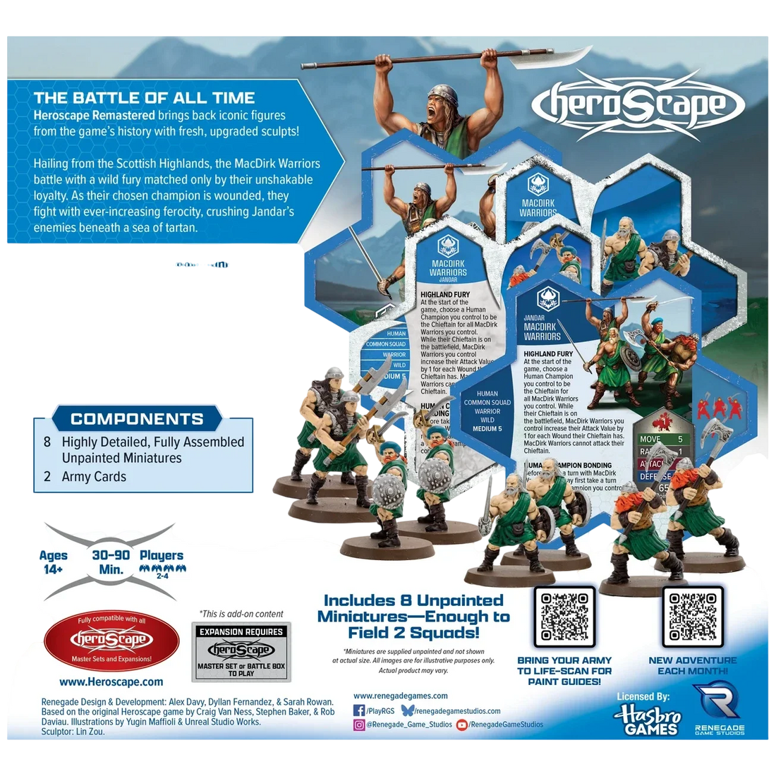 MacDirk Warriors (Remastered) Army Expansion (Unpainted) (New in Box)