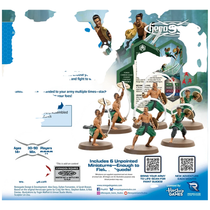 Students of Kalari Payatt Army Expansion (Unpainted) (New in Box)