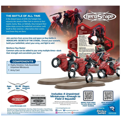 Twilight Clan Riders Army Expansion (Unpainted) (New in Box)