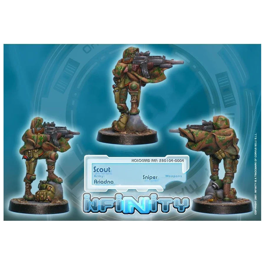 Ariadna: Scout/Sniper (Custom Painted) (Assembled)