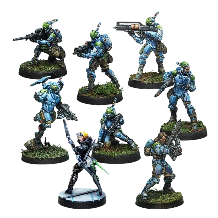 Infinity - Acontecimento Combat Force Repack Beta (25th Anniversary) (Custom Painted) (Assembled)