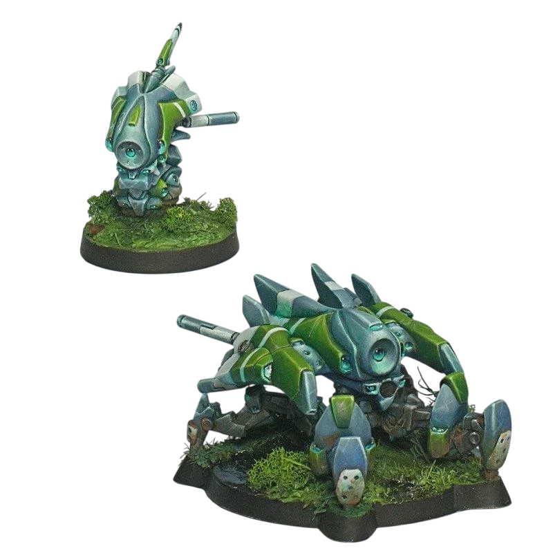 Infinity - Armbots: Peacemaker and Auxbot PanOceania (Unpainted) (Assembled)