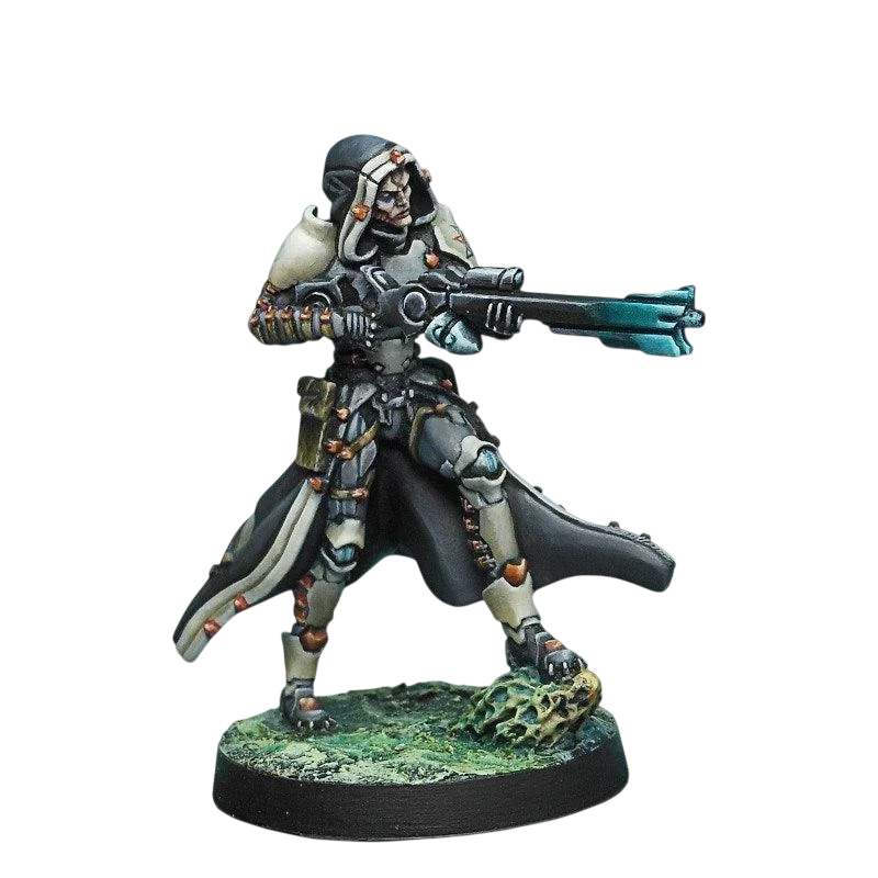 Infinity - Clipsos Unit (Sniper) Tohaa (Custom Painted) (Assembled)
