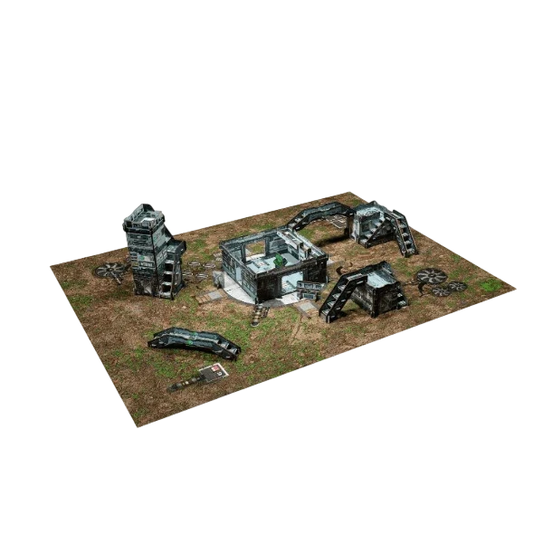 Infinity - Darpan Xeno-Station Scenery Expansion Pack (Unpainted) (Assembled)