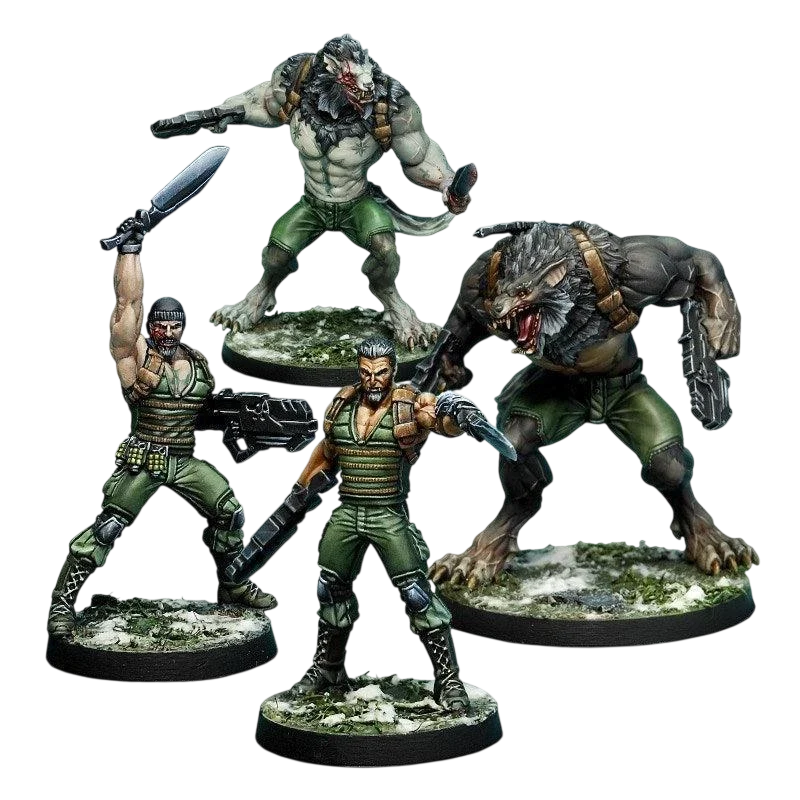 Infinity - Dog-Warriors Ariadna (Custom Painted) (Assembled)