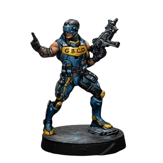 Infinity - Gangbuster (Hacker) O-12 (Unpainted) (Assembled)