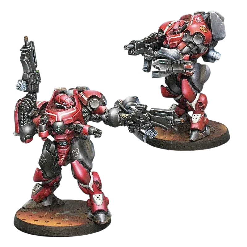 Infinity - Gecko Squadron Nomads (Unpainted) (Assembled)
