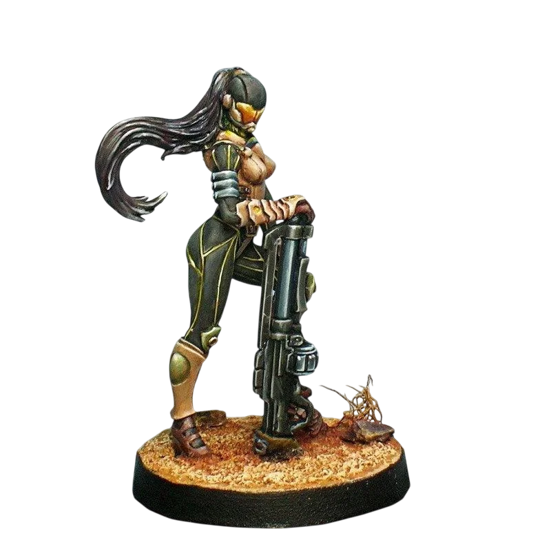 Infinity - Hassassin Fidays (Boarding Shotgun) Haqqislam (Unpainted) (Assembled)