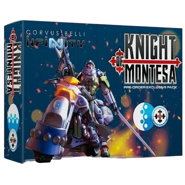 Infinity - Knight of Montesa PanOceania (Unpainted) (Assembled)