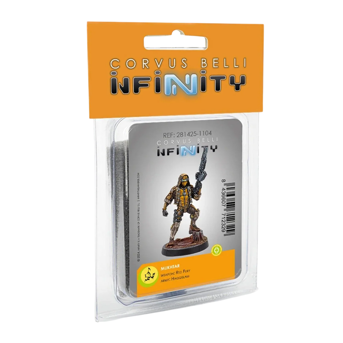 Infinity - Mukhtar (Red Fury) (Unpainted) (Assembled)