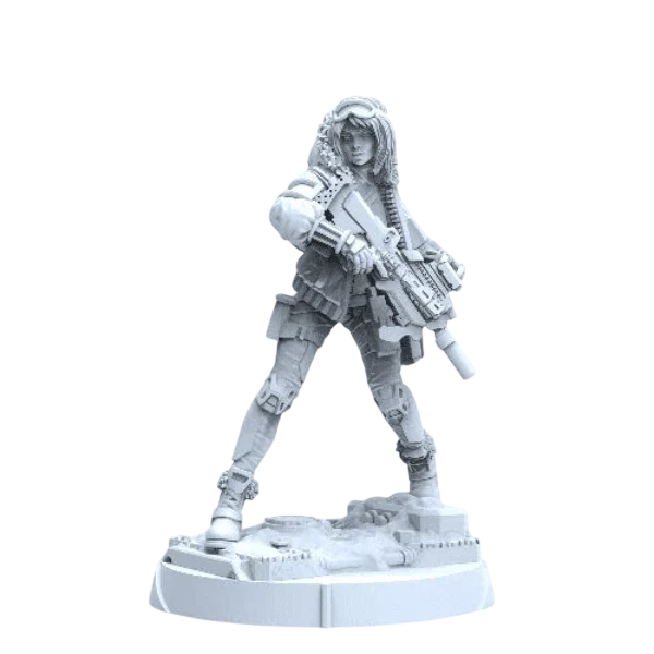 Infinity - Oktavia Grímsdóttir, Icebreaker Harpooner. NA2 (Unpainted) (Assembled)
