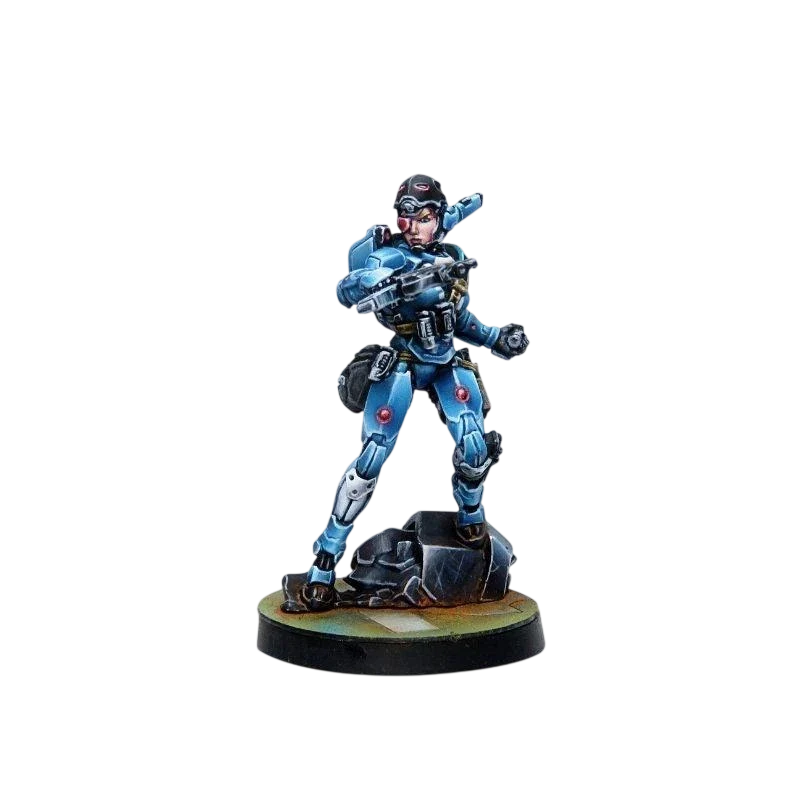 Infinity - Patsy Garnett, Orc Troops Varuna Div NCO (Submachine Gun) PanOceania (New in Box)
