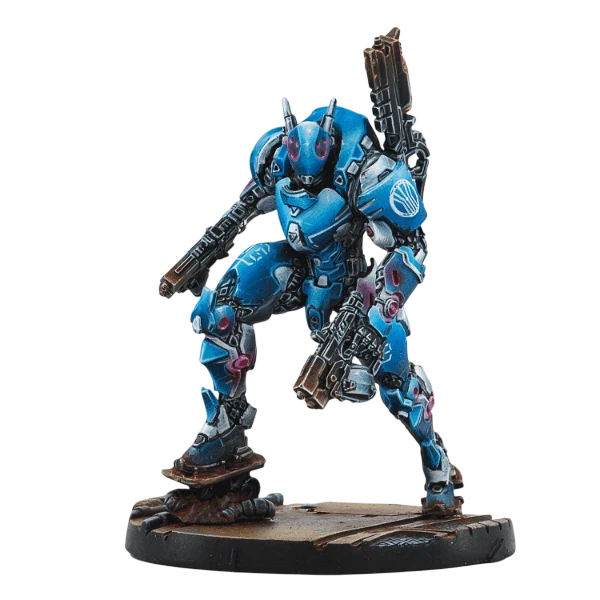 Infinity - Reinf.: Squalos Mk-II, PanOceanian Armored Cavalry (Unpainted) (Assembled)