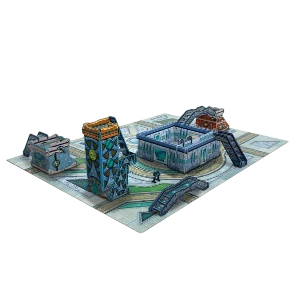 Infinity - Sálvora Technopole Scenery Expansion Pack (Unpainted) (Assembled)