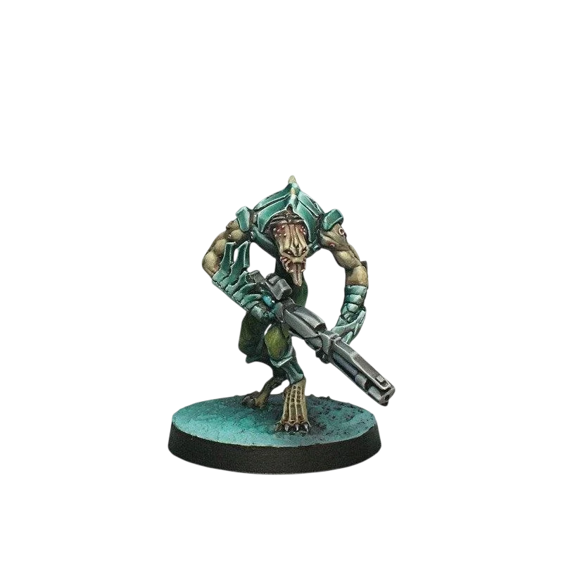 Infinity - Shasvastii Expeditionary Unit Aswang (Spitfire) Combined Army (Unpainted) (Assembled)