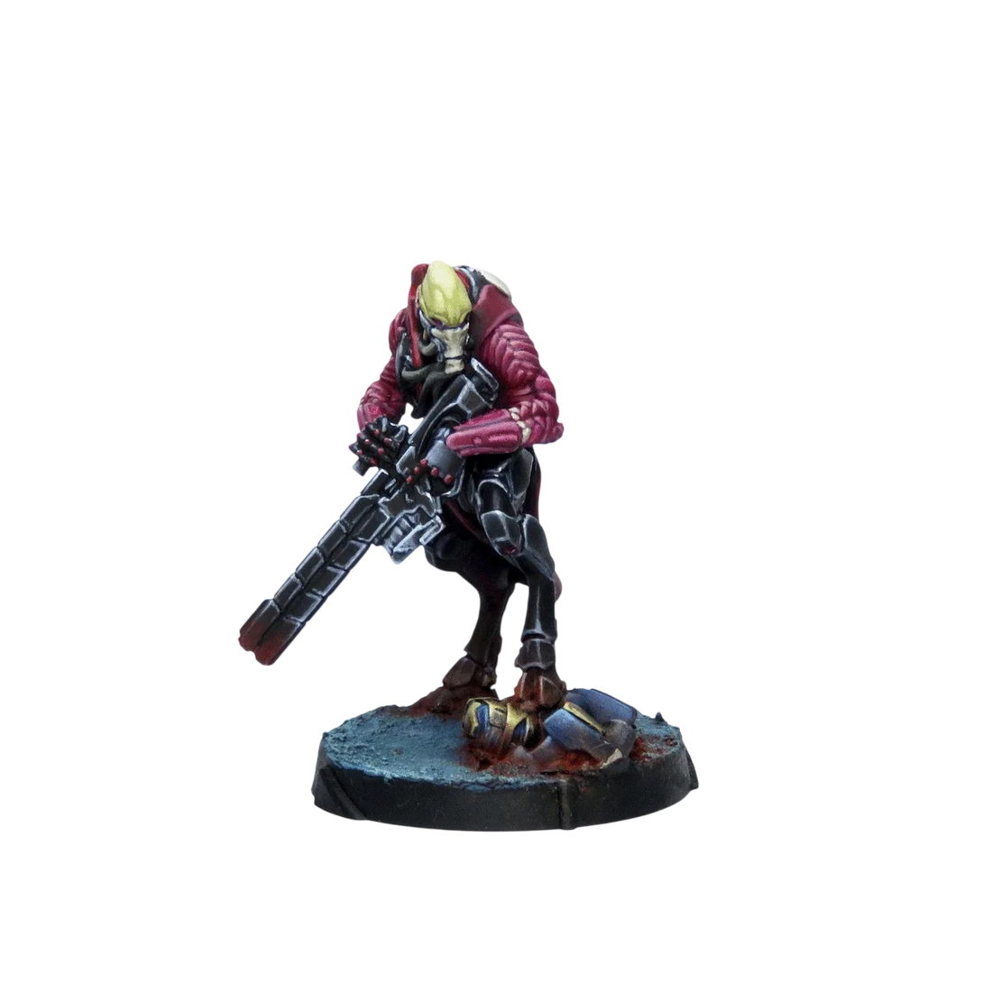 Infinity - Shasvastii Mentors (Shock Marksman Rifle) (Custom Painted) (Assembled)