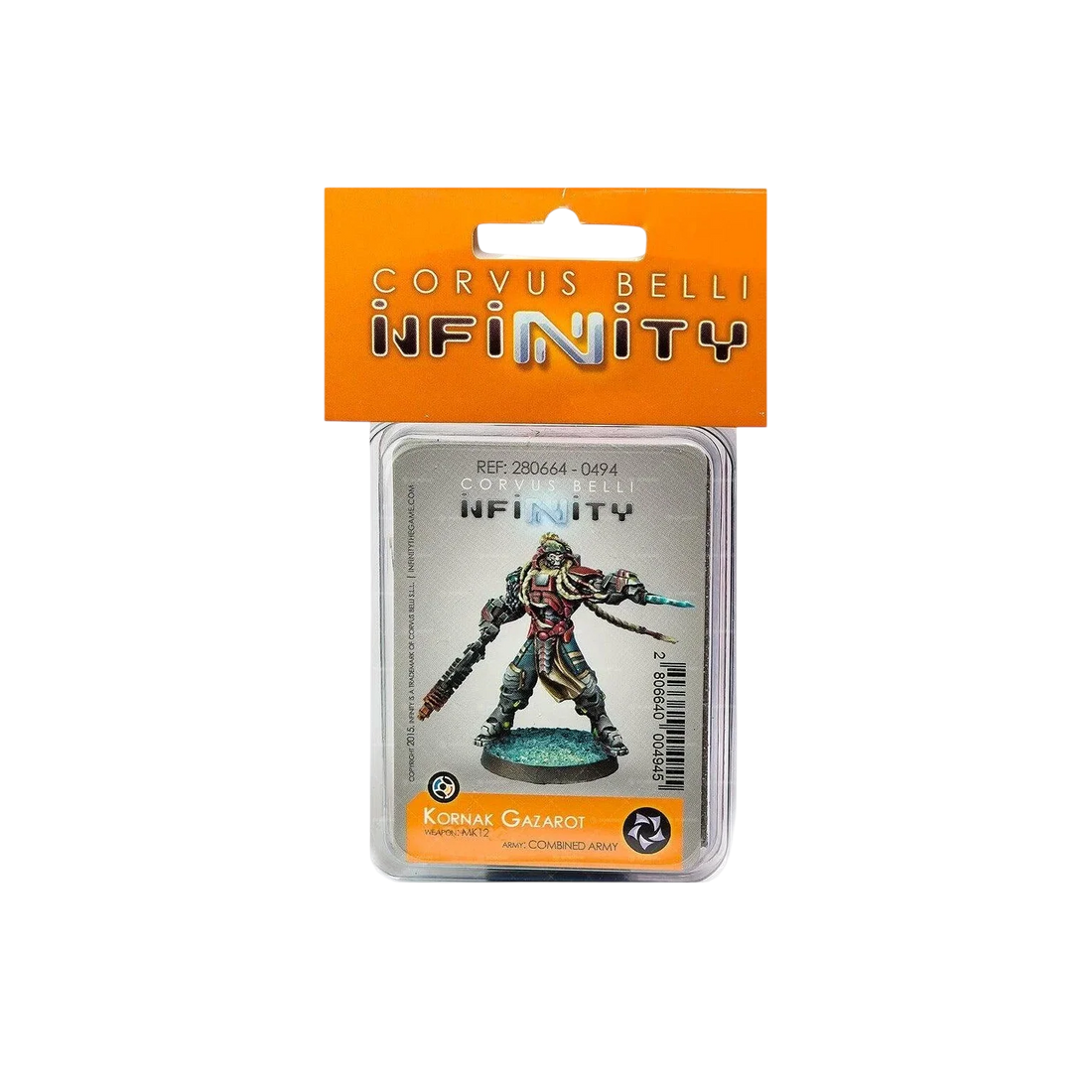 Infinity Combined Army: Kornak Gazarot, Morat Superior Warrior-Officer (MK12) (New in Box)