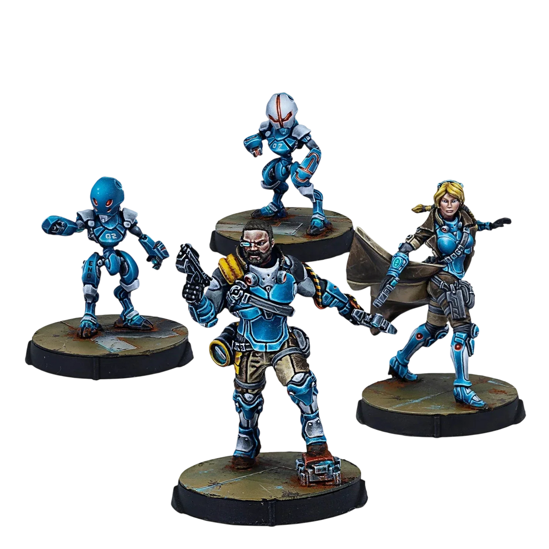 Infinity Essentials - PanOceania Support Pack (Unpainted) (Assembled)