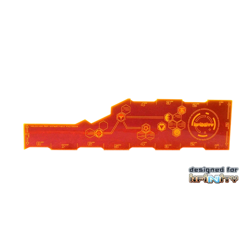 Infinity Range Card INCH Orange (Custom Painted) (Assembled)