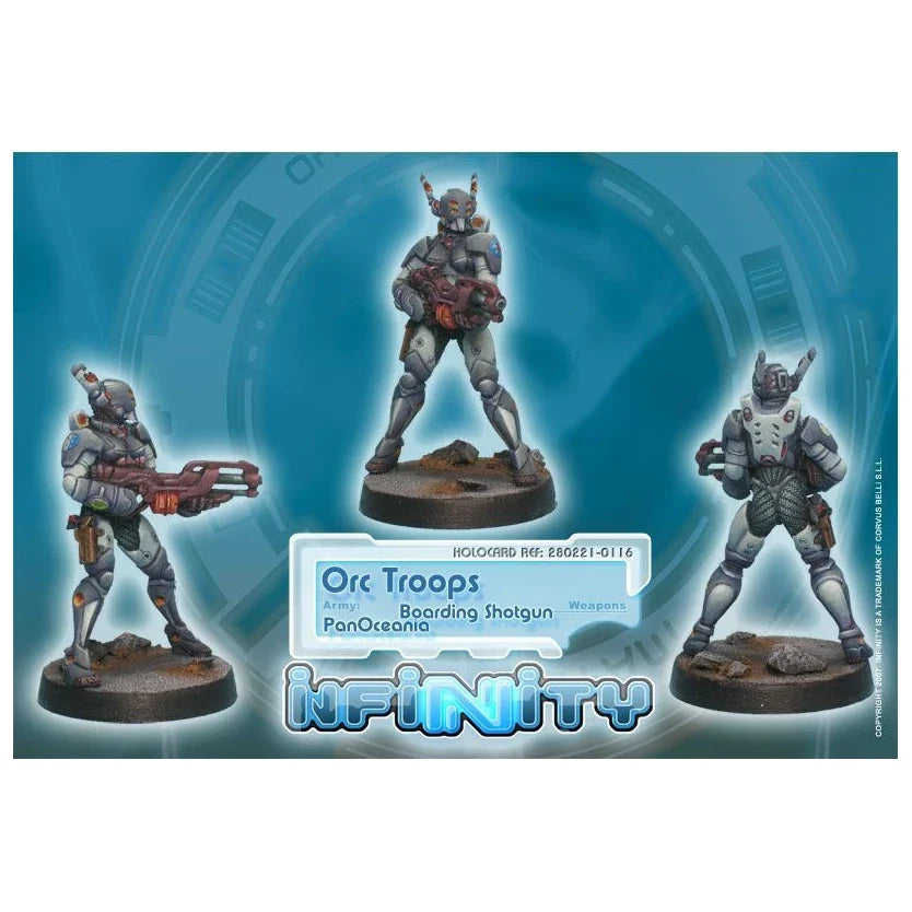 PanOceania: Orc Troop (Boarding Shotgun) (Unpainted) (Assembled)