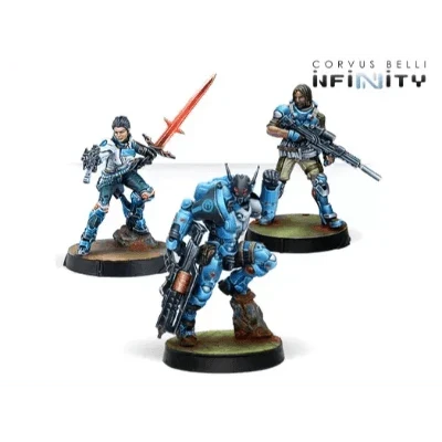 Reinforcements: PanOceania Pack Beta (Custom Painted) (Assembled)