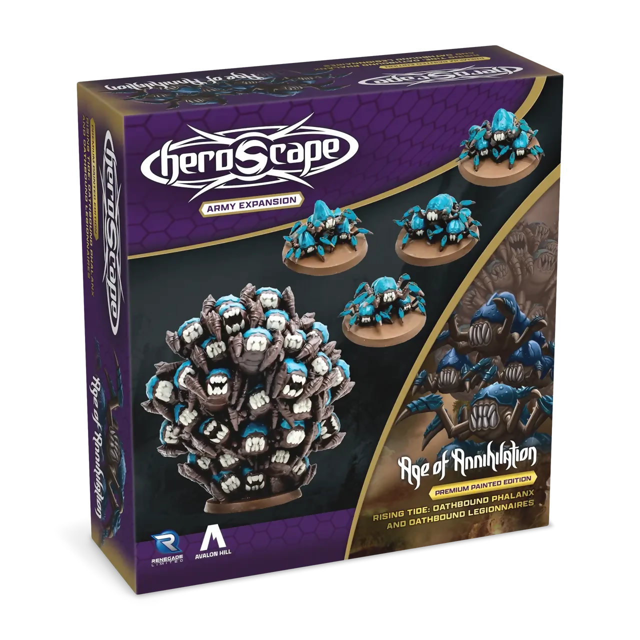 Oathbound Phalanx & Oathbound Legionnaires Prepainted Miniatures and Army Cards New in Box on Wargame Trader
