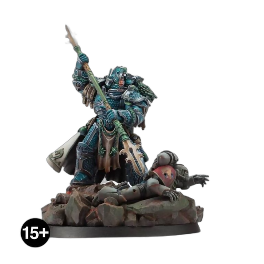 Alpharius, Primarch of The Alpha Legion – A Forge World Miniature (Custom Painted) (Assembled) From Warhammer 40k on Wargame Trader