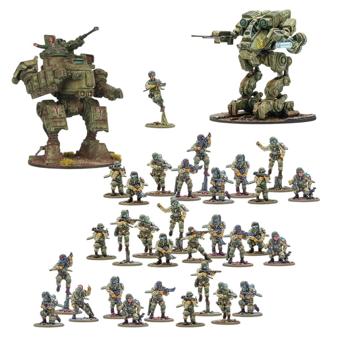 Konflikt '47 United States Rapid Deployment Force (Unpainted) (Assembled)