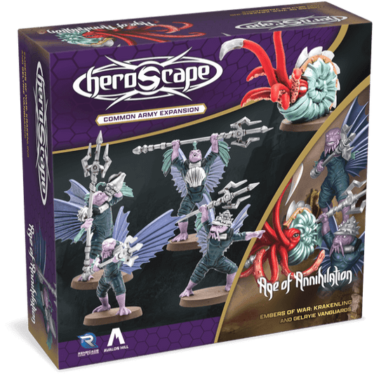 Krakenling & Gelryie Vanguards Army Expansion (Embers of War) (Unpainted) (New in Box)