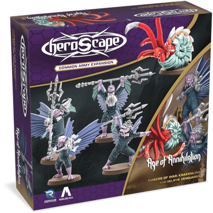 Krakenling & Gelryie Vanguards Army Expansion (Embers of War) (Unpainted) (New in Box)