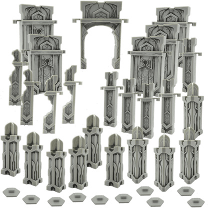 Heroscape: The Ruins at Laur's Edge Terrain Expansion