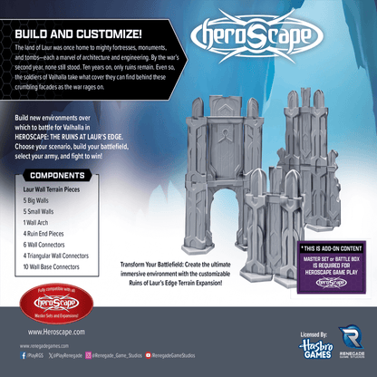 Heroscape: The Ruins at Laur's Edge Terrain Expansion