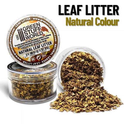 Green Stuff World for Models & Miniatures Micro Leaves - Natural Leaf Litter 1262 - Cobbco