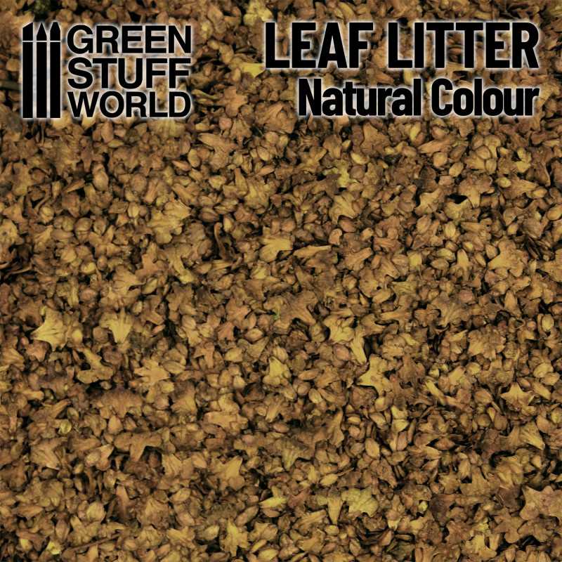 Green Stuff World for Models & Miniatures Micro Leaves - Natural Leaf Litter 1262 - Cobbco