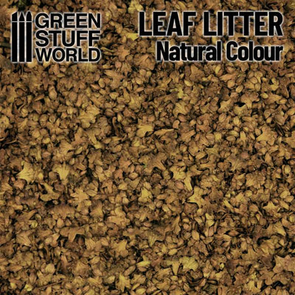 Green Stuff World for Models & Miniatures Micro Leaves - Natural Leaf Litter 1262 - Cobbco