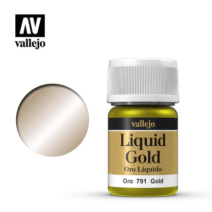 Vallejo Liquid Metal: Gold (70.791) - 35ml