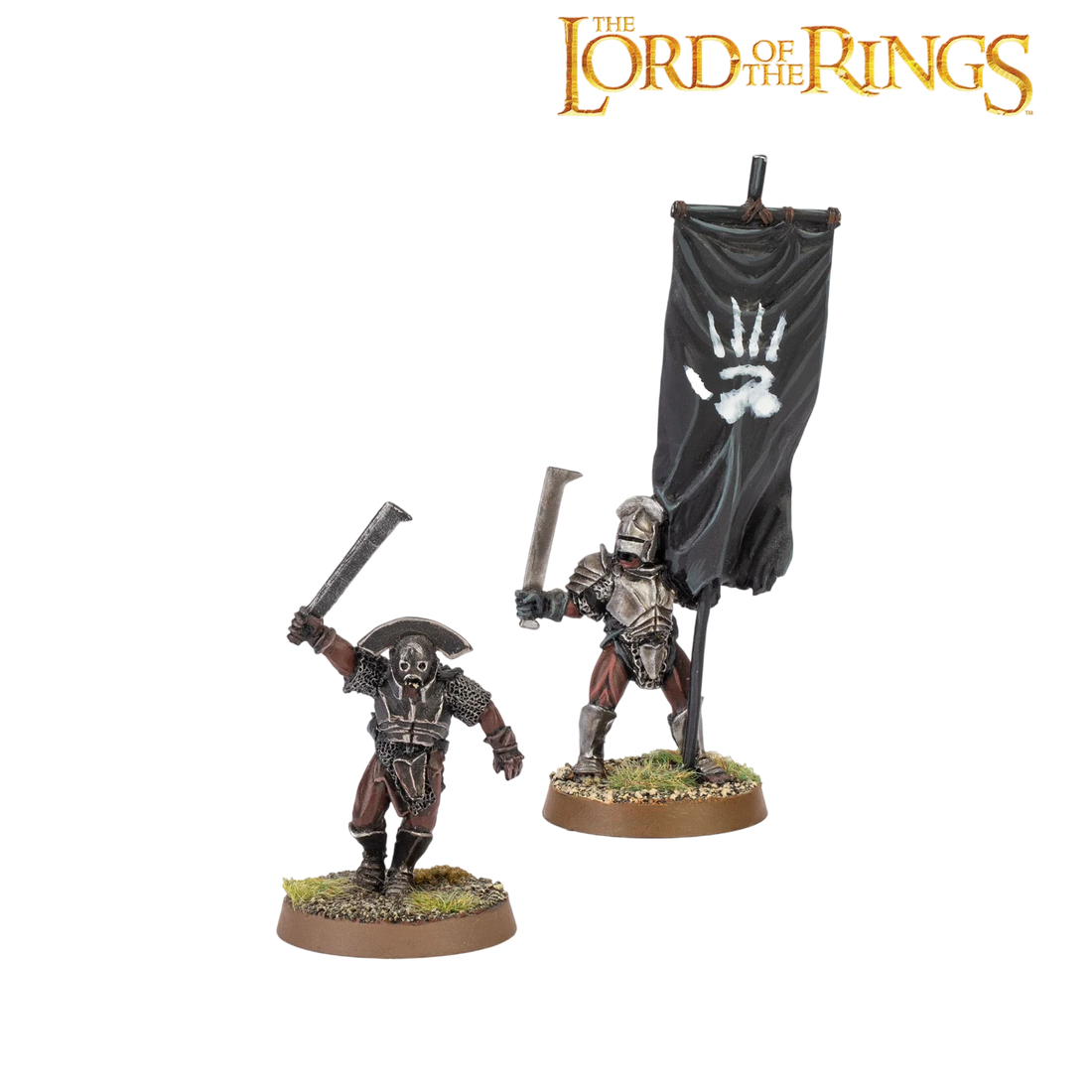 Classic Uruk-hai™ Commanders 2 (Unpainted) (Assembled)