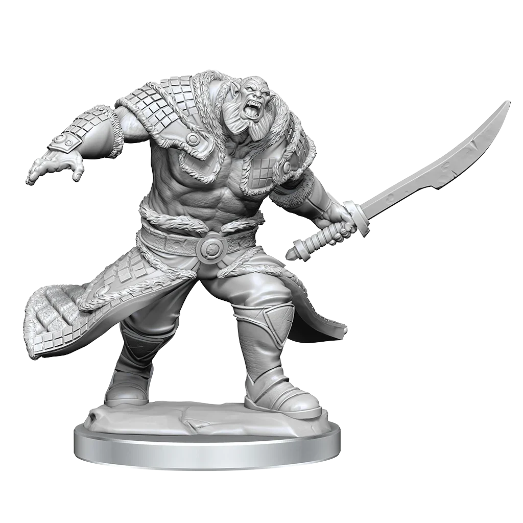 Magic: The Gathering Unpainted Miniatures: Zurgo Helmsmasher & Unyielding Krumar (Wave 4) (Unpainted)