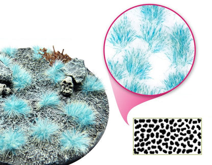 Green Stuff World Martian Tufts for Models and Miniatures – Neon Yeti Blue 6mm 10684