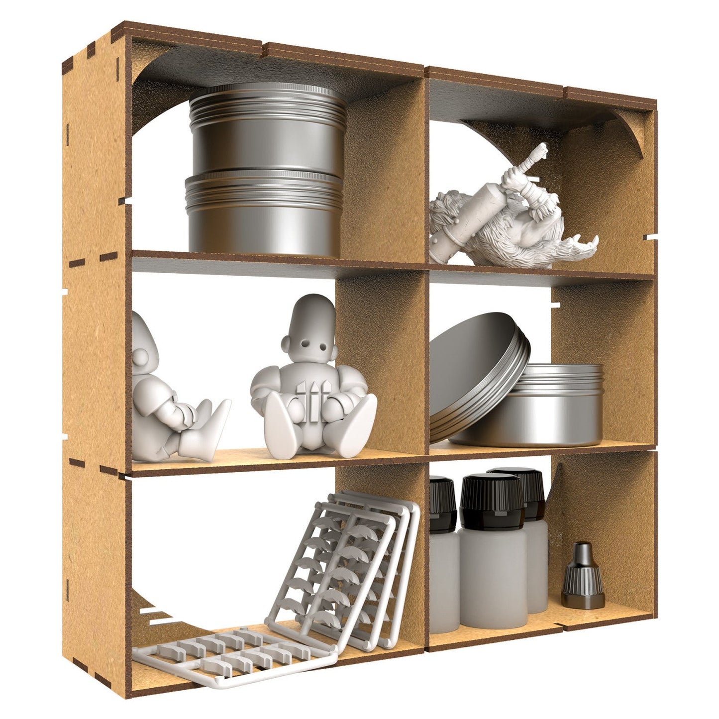 Green Stuff World MDF Multipurpose Rack x6