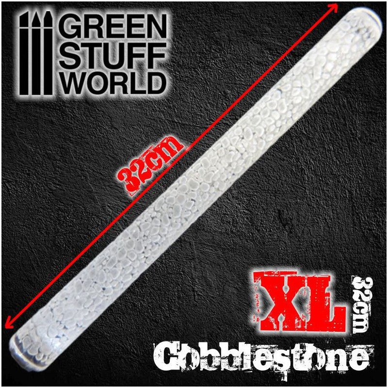 Green Stuff World Mega Rolling Pin Cobblestone 1477 - Cobbco