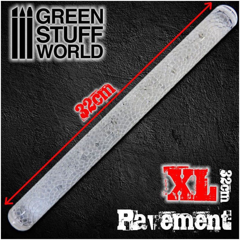 Green Stuff World Mega Rolling Pin Pavement 1476 - Cobbco