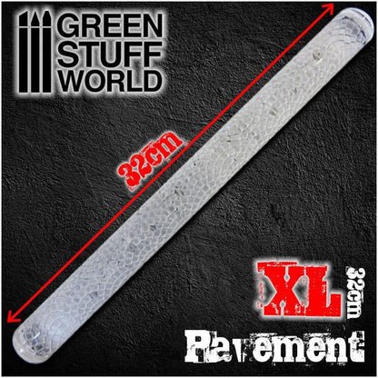 Green Stuff World Mega Rolling Pin Pavement 1476 - Cobbco