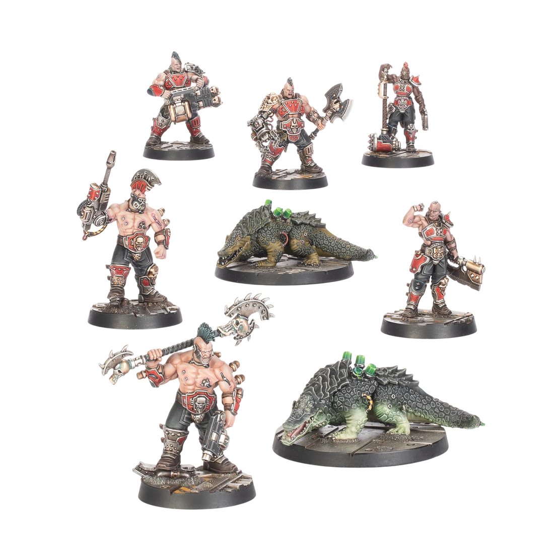 Goliath Forge Bosses & Sumpkrocs (Custom Painted) (Assembled)