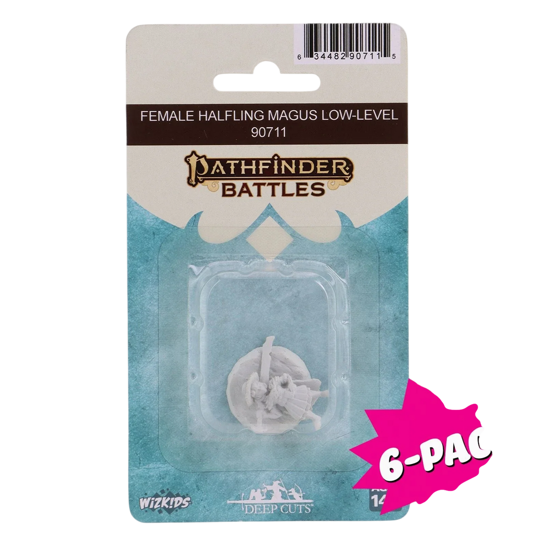 Pathfinder Deep Cuts: Female Halfling Magus Low-Level (Bundle of 6) (New in Box)
