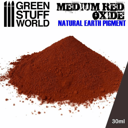 Green Stuff World Rust Pigment for Modeling Miniatures - Medium Red Oxide 1762 - Cobbco