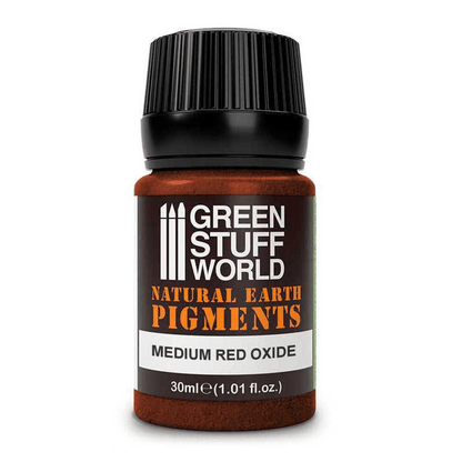 Green Stuff World Rust Pigment for Modeling Miniatures - Medium Red Oxide 1762 - Cobbco