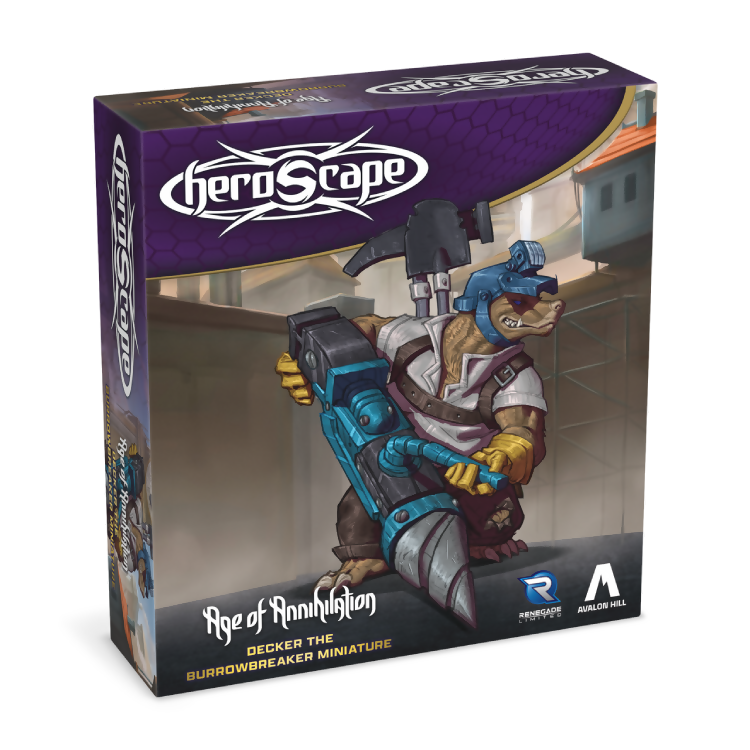 Decker the Burrowbreaker (Unpainted) (New in Box) from Heroscape