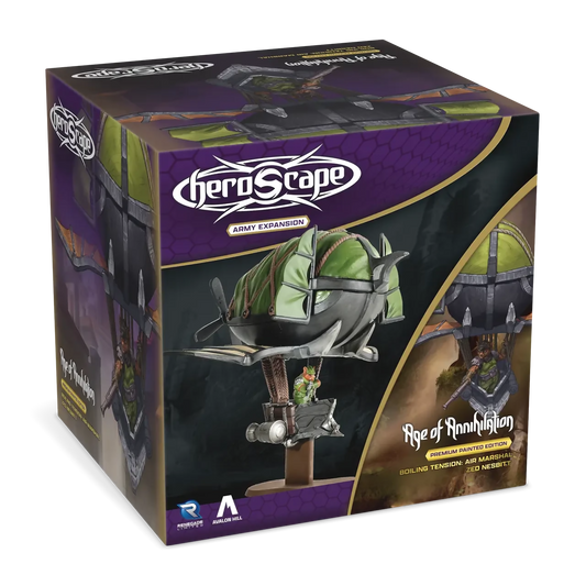 Air Marshall Zed Nesbitt New in Box Prepainted Miniature and Army Card From Heroscape Boiling Tension on Wargame Trader